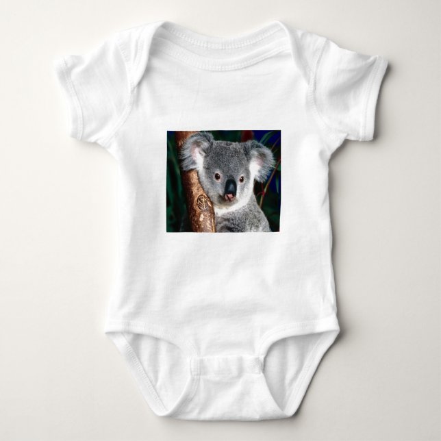 Koalabjörn Australien Outback Land Djur Söt Tee Shirt (Framsida)