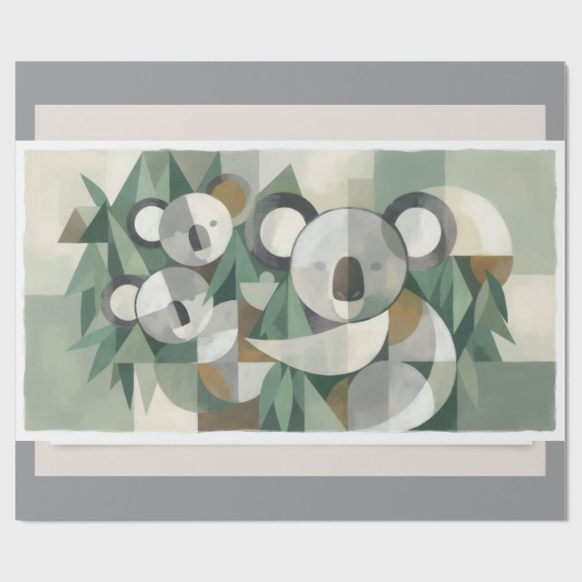 Koalabjörn Presentpapper (Platt)