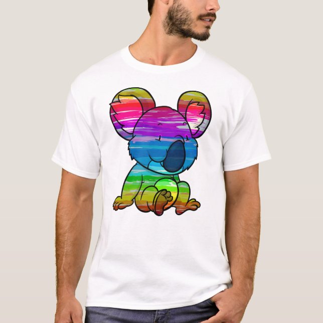 Koalabjörndesign T Shirt (Framsida)