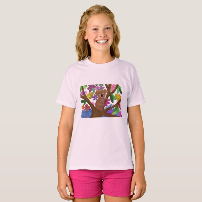 Koalabjörnlivsmiljö T-shirt (Hel framsida)