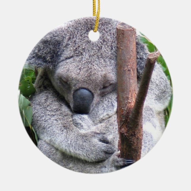 Koalabjörnprydnad Julgransprydnad Keramik (Framsidan)