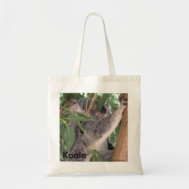 Koalaen hänger lös tygkasse (Framsidan)