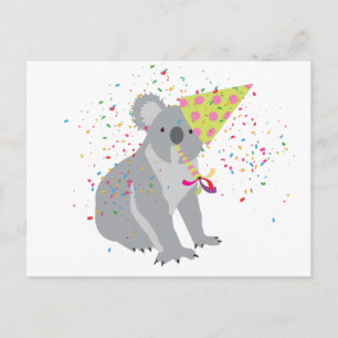 Koalafest - Djur som har en fest Vykort