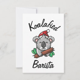 Koalafiad Barista-kort Kort