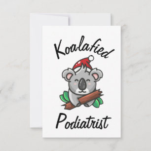 Koalafiad fotvårdsspecialist-kort kort