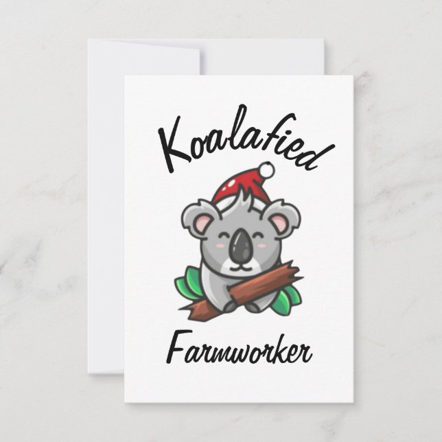 Koalafiad Lantarbetarkort Kort (Framsida)