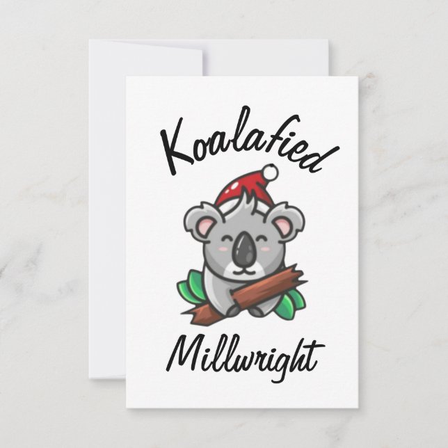 Koalafiad Millwright-kort Kort (Framsida)