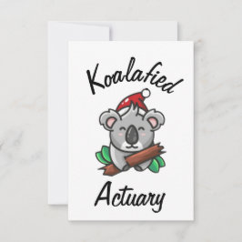 Koalafied Actuary Card Kort