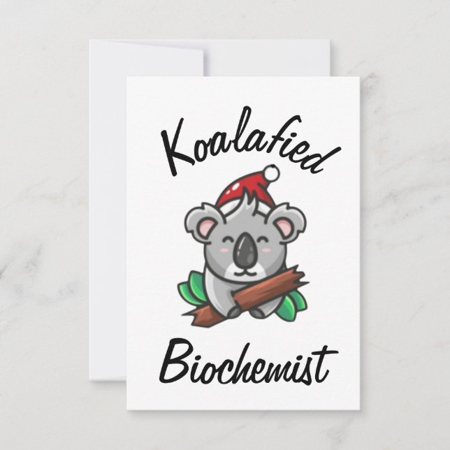 Koalafied biokemistkort kort (Framsida)