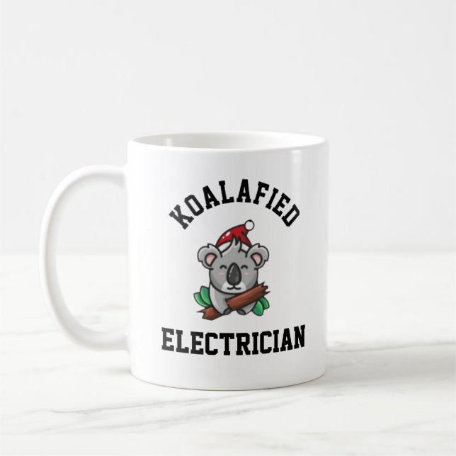 Koalafied Electrician Kaffemugg (Vänster)