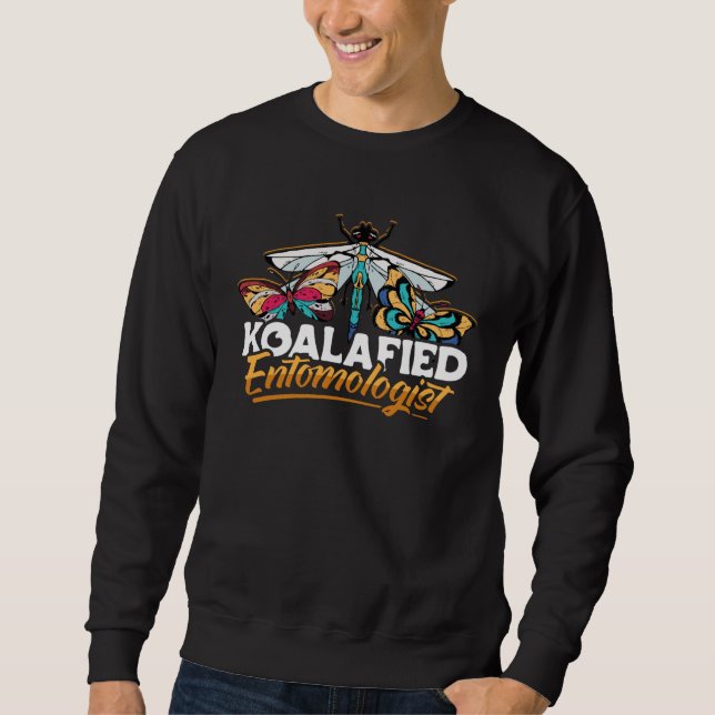 Koalafied Entomologist Apparel Entomology for Wome Lång Ärmad Tröja (Framsida)
