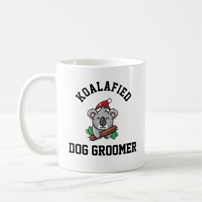 Koalafied Hund Groomer Kaffemugg (Vänster)