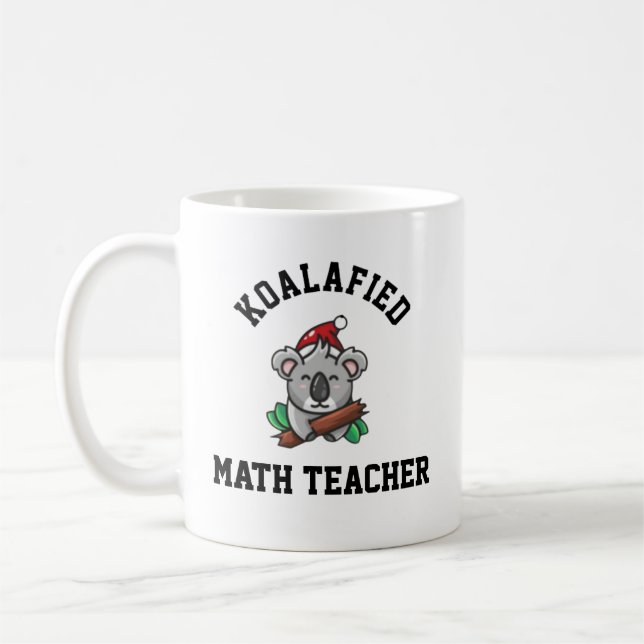 Koalafied Math Teacher Kaffemugg (Vänster)