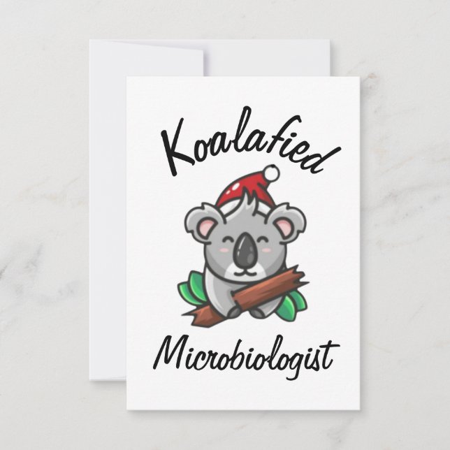 Koalafied mikrobiologikort kort (Framsida)