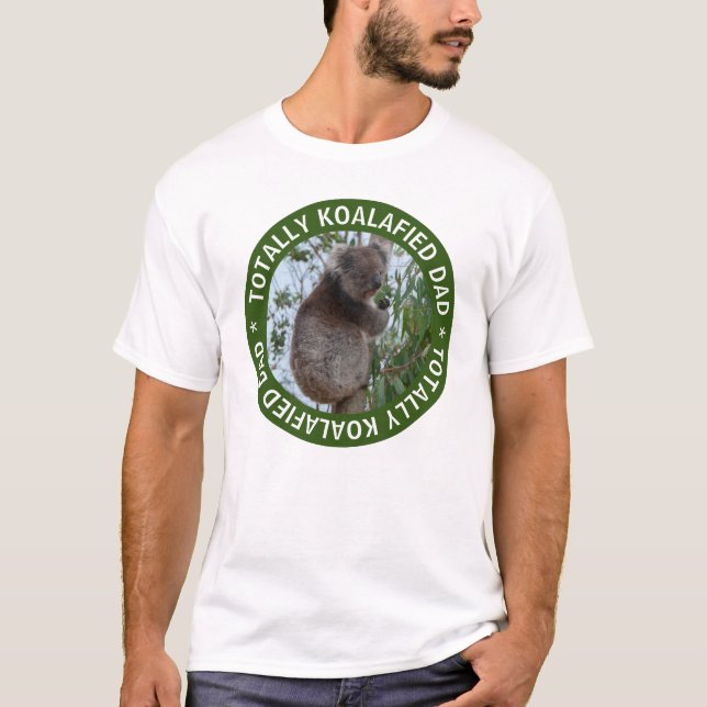 Koalafied Pappa Qualified Koala Australien Far T Shirt (Framsida)