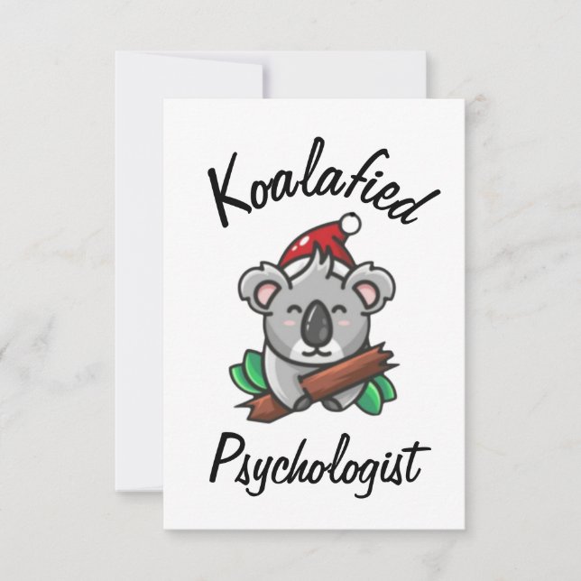 Koalafied Psycholog Card Kort (Framsida)