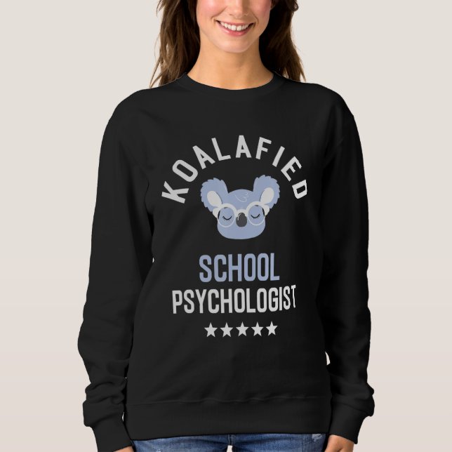 Koalafied School Psychologist Funny School Counsel T Shirt (Framsida)