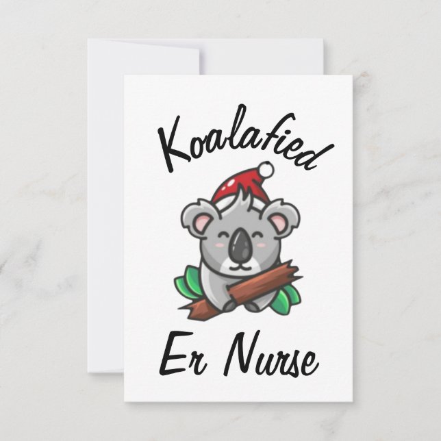 Koalafied Sjuksköterskekort Kort (Framsida)
