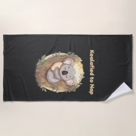"Koalafied to Nap – Cute Sleepy Koala T-Shirt"