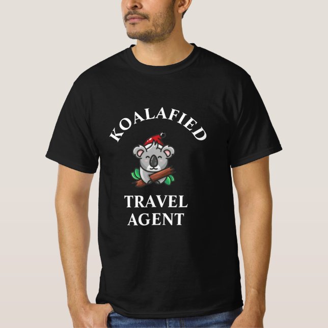 Koalafied Travel Agent T-Shirt (Framsida)