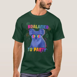 Koalafiedo Party Djur Pun familj T Shirt