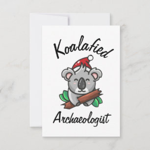 Koalafierad arkeolog-kort kort