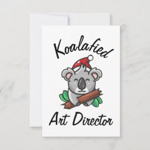 Koalafierad Art Director-kort Kort
