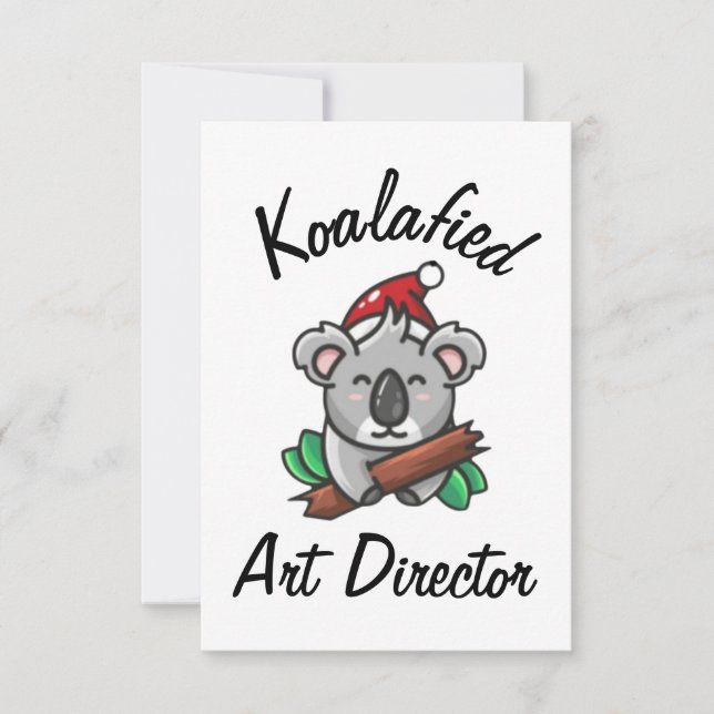 Koalafierad Art Director-kort Kort (Framsida)
