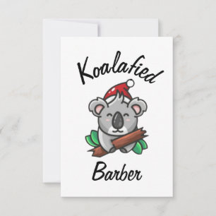 Koalafierad Barberkort Kort
