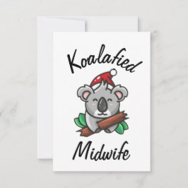 Koalafierad barnmorska kort
