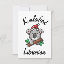 Koalafierad bibliotekariekort