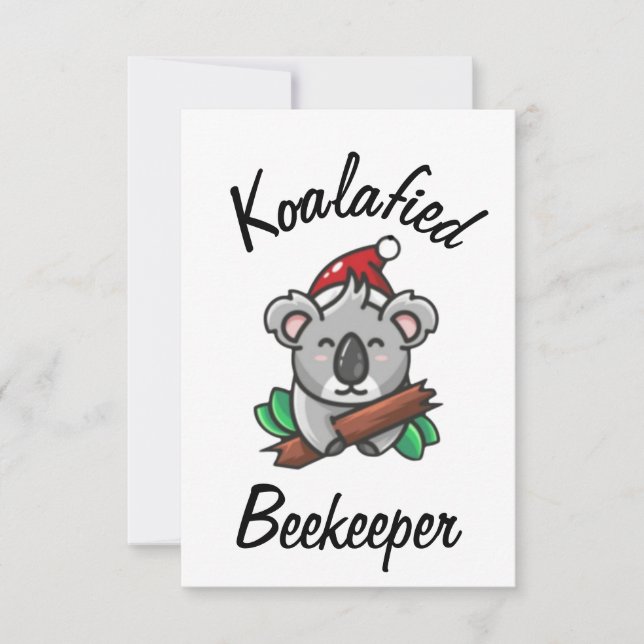 Koalafierad Bihandledarkort Kort (Framsida)