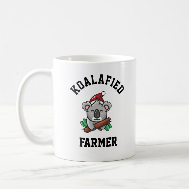 Koalafierad bonde kaffemugg (Vänster)