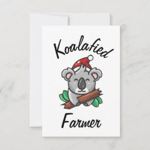 Koalafierad Bondekort Kort