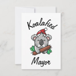 Koalafierad Borgmästare Kort