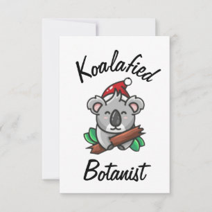 Koalafierad Botanistkort Kort