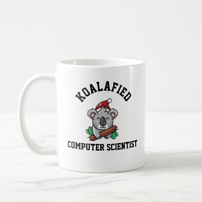 Koalafierad datalog  kaffemugg (Vänster)