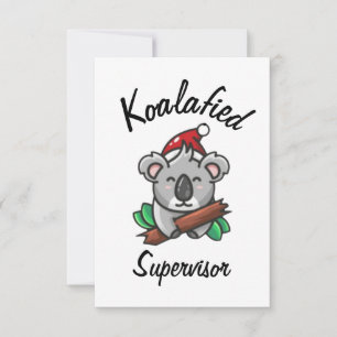 Koalafierad handledar-kort kort