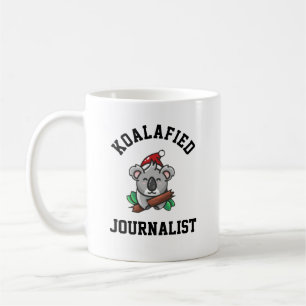 Koalafierad journalist kaffemugg