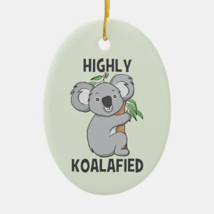 Koalafierad Koala Julgransprydnad Keramik