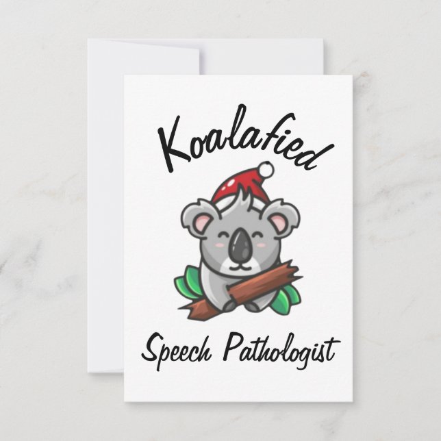 Koalafierad Logopedkort Kort (Framsida)