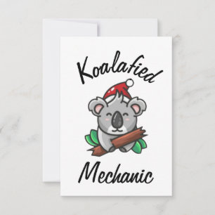 Koalafierad mekaniker-kort kort