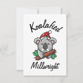 Koalafierad Millwright-kort Kort
