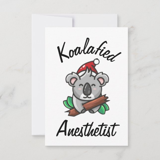 Koalafierad Narkosläkare Kort (Framsida)