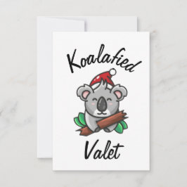Koalafierad Parkeringstillståndskort Kort