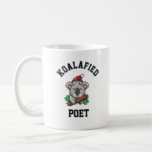 Koalafierad poet kaffemugg