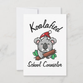 Koalafierad skolrådgivarkort kort