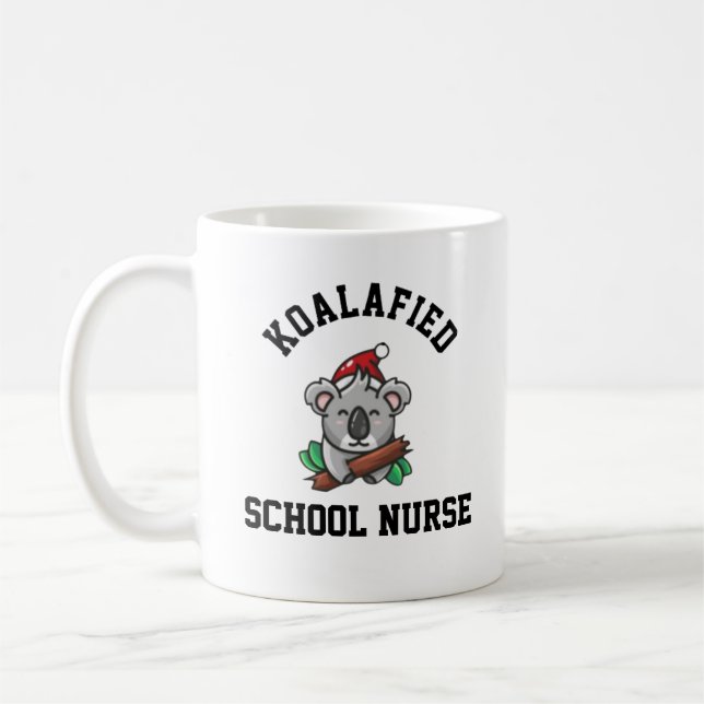 Koalafierad skolsköterska kaffemugg (Vänster)
