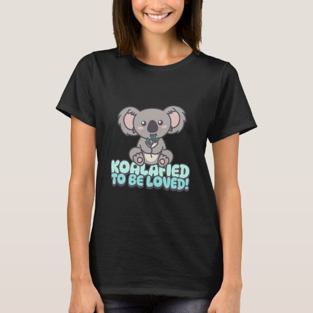 Koalafierad som ska lånas: Cute Koala Tee (Framsida)