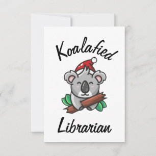 Koalafierat bibliotekariekort kort